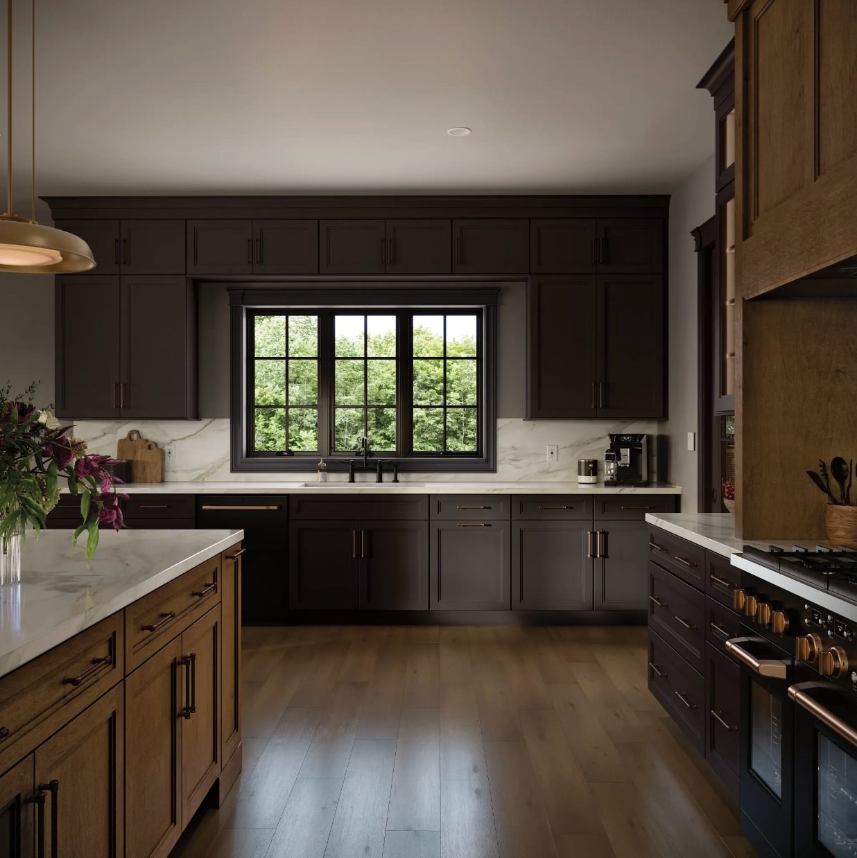 Custom kitchen cabinetry by Advanced Cabinetry Inc. — Builder Program, Auburn Hills, Michigan